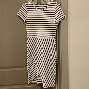 Striped cotton dress